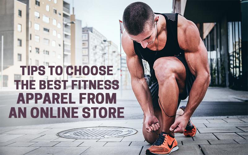 buy fitness apparel from an online store